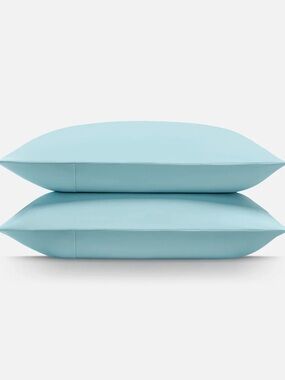 NWT - REST - EVERCOOL - cooling pillowcases, aqua blue (x2)